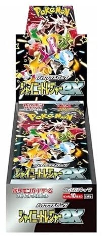 Shiny Treasure Pokemon Booster Box (10 Packs) | Scarlet & Violet Set | Pokémon Trading Cards | 10 Booster Packs | TCYM Authenticated | Pokemon TCG Pack Japanese Paldean Fates |