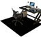 Alfombrilla para Silla de Gaming, Oficina Alfombra de Protección de Suelo, Protector Suelo Silla Ruedas, Oficina Escritorio Gamer Alfombrilla, Alfombrilla para Silla para Suelos Duros 100 x 140 cm
