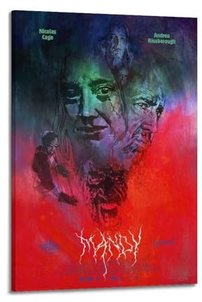 HURRGARS Mandy-Poster, Wandkunst, Vintage, ästhetisches Poster, dekoratives Gemälde für Wohnzimmer, Schlafzimmer, elegantes Poster, 30 x 45 cm, Rahmenstil