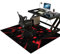 Tkuhknag 60 x 70 cm Tappeto Salva Parquet Ufficio Protettore del Tappetino Pavimenti Tappeto per Sedia da Ufficio Tappetino Protettivo per Moquette Tappetino Salvapavimento Tappeto per Sedia Gaming