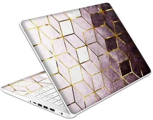 Laptop Skin Decal HP 14 - Marbling, Laptop Cover Sticker, No Cutting Required, No Bubble, Waterproof, Scratch Resistant - Including Wide Screen and Wrist Pad