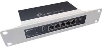 10 Network Rack Mount for TP-Link Omada ER605 Router (Black)
