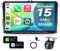 VECHTEL 4+64G Autoradio DAB+ Android 15 für VW Golf 5 6 Passat Jetta Caddy EOS T5 Tiguan Touran CC Polo, 9 Zoll HD Touchscreen mit Drahtlos Carplay Android Auto GPS Wi-Fi TYP-C Bluetooth FM RDS Kamera