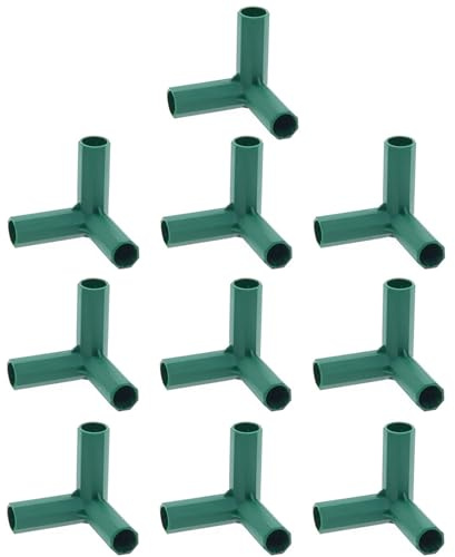 PVC-Gewächshaus-Rahmen-Verbinder-Set | 5 Steckverbinder für den Bau von Schuppen, Blumentopfrahmen, Gartenwerkzeugen