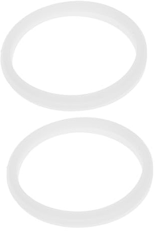 TOGEVAL 2pcs Silicone Gaskets Replacement for Ice Cream Makers Wear-Resistant Seal Rings with Airtight Seal Noise-reducing Ice Cream Machine Parts for Home and Business Use