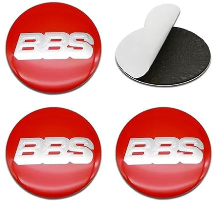 R-timer 4 Stück Nabendeckel Aufkleber für BBS 56MM 60MM 65MM 70MM 80MM, 3D Felgenaufkleber Nabenkappen Sticker, Wasserdicht & Kratzfest, Auto Tuning Radkappen Emblem,C-70mm