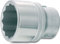 Hazet 1000Z-24 Douille carré creux 20 mm/profil à 12 pans extérieurs Taille 24 longueur 52 mm