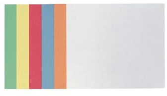 FRANKEN selbstklebende Moderationskarten Rechteck, 200 x 149 mm, sortiert, 300 Stück, farblich sortiert, MKS2299