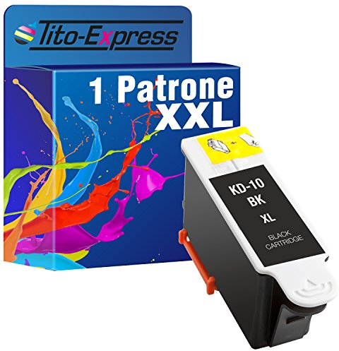 Tito-Express PlatinumSerie 1 Drucker-Patrone Black XXL passend zu Kodak 10XL | Für Kodak ESP Office 6150 Hero 7.1 Hero 9.1 Hero Office 6.1 Easyshare 5100 5300 5500 6150