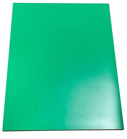 MagFlex® A4 Flexible Matt Green Magnetic Sheet for Creating Magnetic Artwork, Signs or Displays - Pack of 40