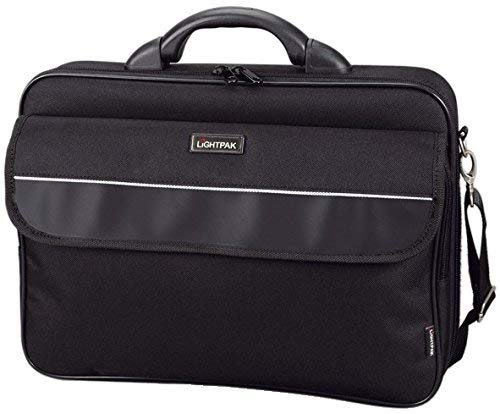 Lightpak Elite L Koffer schwarz – Taschen von Laptops (Koffer, schwarz, Polyester, 420 x 300 x 65 mm, 430 x 310 x 100 mm)