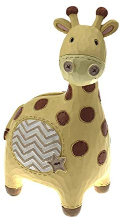 Arche Noah CG1254 Spardose aus Kunstharz, Giraffe Mehrfarbig