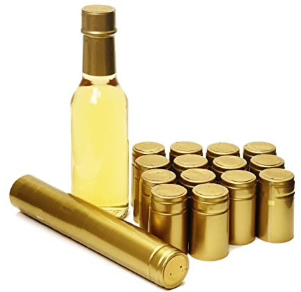 Verre Clair Woozy bouteilles, 141,7 gram – Etui de 12 Pack 30 - GOLD Shrink Capsules doré
