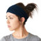 Dünnes Lauf Stirnband Sport Haarband Herren, Bandana Damen Sommer Japanische Mode Lang, Loop Tuch Zum Binden Marine