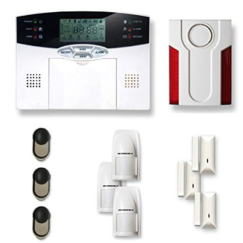 Alarme Maison sans Fil 3 à 4 pièces MN Mouvement + Intrusion + sirène extérieure - Compatible Box Internet