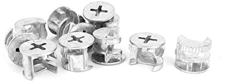 sourcingmap 11pcs Meuble Connexion Raccord Roue à Came Excentrique 15 mm Dia Ferrures d’assemblage