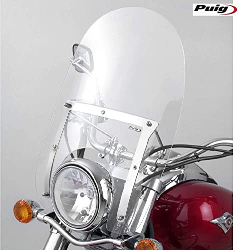 Puig 0867W Lampenverkleidung Für Custom Bikes Aerodynamik, Transparent