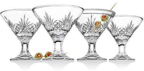 Godinger Argent Art Dublin Verre à Martini Lot de 4