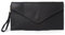 Long & Son Women's Envelope Style, Wristlet,Shoulder, Clutch Bags. 120343 (Black)