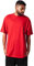 Urban Classics Men's Tall Tee Oversized Short Sleeves T-Shirt with Dropped Shoulders, 100% Jersey Cotton, red, 4XL