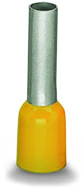 WAGO® Aderendhülse, 6 mm² / AWG 10, mit Kunststoffkragen, gelb (100 Stück)