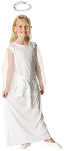 Rubie's Official Angel Girls Costume, Kids Chsristmas Fancy Dress