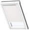 VELUX Original Dachfenster Verdunkelungsrollo, mit weißer Führungsschiene, Hellbeige, für C02