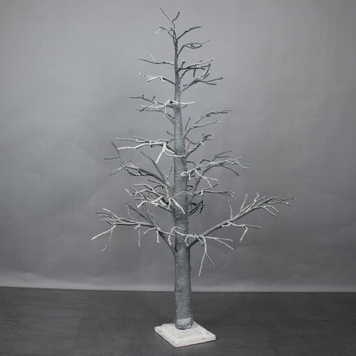 Weihnachtsbaum Christbaum Tanne Kunststoff-Baum beschneit, Höhe 110 cm