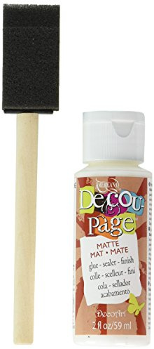 Americana Decou-Page W/Foam Brush Carded-2oz Gloss