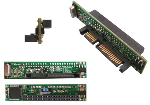 KALEA-INFORMATIQUE Convertitore adattatore per il montaggio di un disco rigido IDE a 44 pin da 2,5 laptop su una porta SATA da 2,5.
