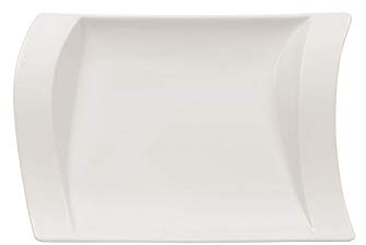 Villeroy & Boch NewWave Rabanera Placa de suplemento, Porcelana, Blanco, 21 x 15 cm