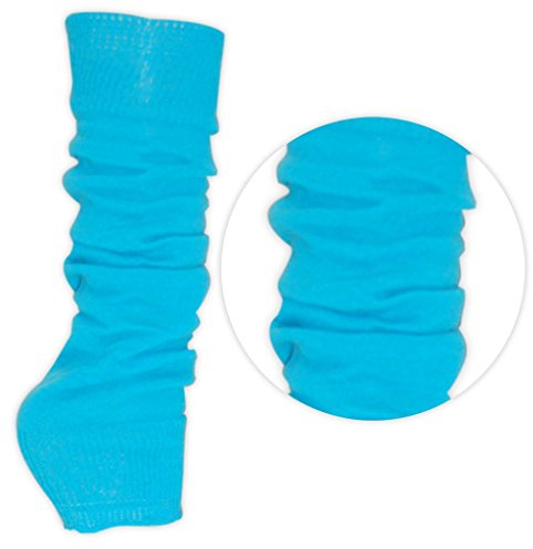 Leg Warmers colour Neon Blue