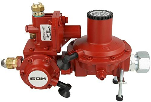 GOK Behälterregler-Kombination PS 25 bar POL x RVS 15, 50 mbar, 12 kg/h