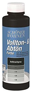 Voll- und Abtönfarbe Anthrazitgrau 125 ml