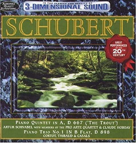 Schubert: Trout Quintet & Piano Trio No 1 / Various