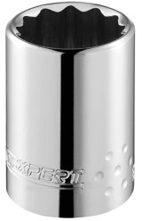 Britool E117057BR Bi-Hex Standard 1/2 Drive Socket in Display Pack, 14mm