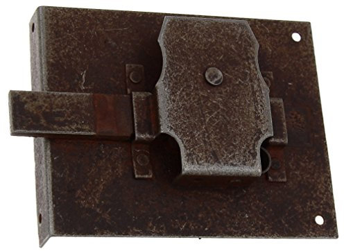 SERRATURA PER MOBILE STILE CLASSICO 39012 APPLICARE. E=50 DX Fe VECCHIO