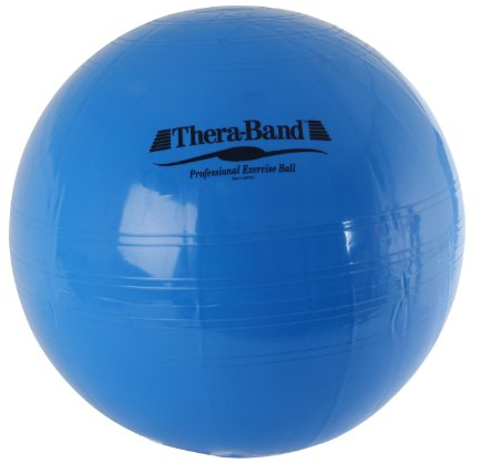 Original TheraBand® Exercise Balls, Designed for Core Strength Training and Stability Based Exercises, 75cm, Blue