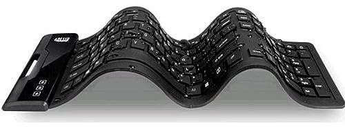 Adesso SlimTouch 232 Antimicrobial Waterproof Flexible Keyboard for Windows 8/7/Vista/XP/2000 (AKB-232UB), black