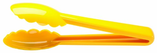 Mercer Culinary Utility Tongs, Nylon, Yellow, 23.0 x 4.3 x 9.1 cm