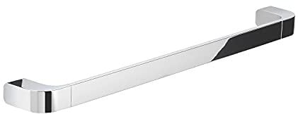 GEDY Outline Porta asciugamani bagno cromo 55 cm, Misure: 3X55,1X7 CM & 1,17 KG, Porta salviette in ottone, Cromall®, resine termoplastiche, acciaio inox, Design Simone Micheli, 15 anni di garanzia
