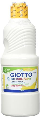 GIOTTO SCHOOL PAINT 500ML WHITE