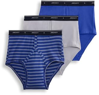 Jockey Men's Underwear Classic Full Rise Brief - 3 Pack
