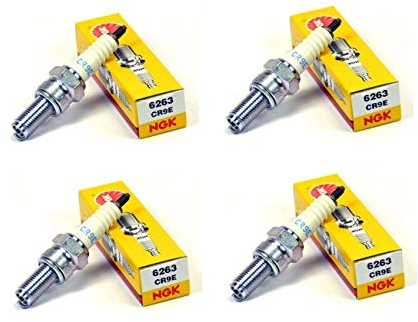 SUZUKI 600-750-1000-1100 GSXR-HAYABUSA-600 GSR-650 BANDIT-600-900 RF-LOT 4 Zündkerzen NGK CR9E