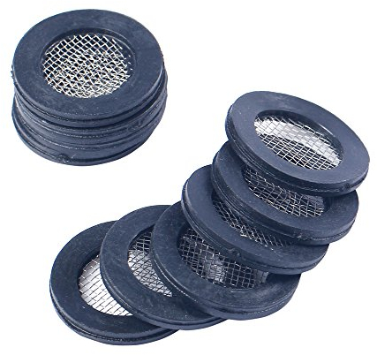 GAOHOU®Hi-elec 10pc 3/4 Shower Filter Rubber Mesh Gauze Washer Sink Strainer Bathroom Practical Tool