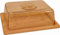 Leben mit Holz Käseglocke eckig, 25cm