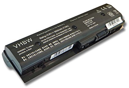 vhbw 1x Batterie Remplacement pour HP 671731-001, 671567-831, 671567-421, 672326-421, 672412-001 pour Ordinateur Portable (6600mAh, 10,8V, Li-ION)