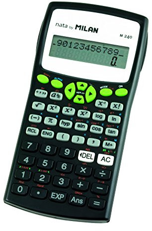 Blíster calculadora científica M240 con Funda Verde