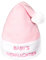 Alsino Weihnachtsmütze Nikolausmütze rosa für Kinder 1-2 Jahre Kopfdurchmesser: 12 cm wm-93