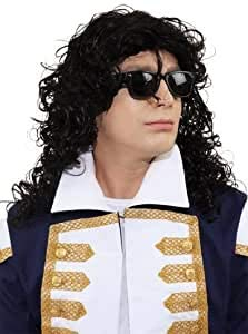 Fasching Perücke Popstar, lang gelockt